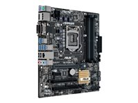 ASUS Q170M-C/CSM - Carte-mère - micro ATX - Socket LGA1151 - Q170 - USB 3.0 - Gigabit LAN - carte graphique embarquée (unité centrale requise) - audio HD (8 canaux) Q170M-C/CSM