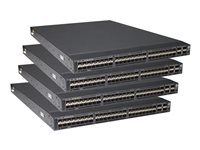 HPE 5900AF-48XG-4QSFP F-B Bundle - Commutateur - Géré - 48 x 1 Gigabit / 10 Gigabit SFP+ + 4 x 40 Gigabit QSFP+ - Montable sur rack (pack de 4) JG846A