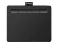 Stylet créatif Wacom Intuos Petite - Numériseur - 15.2 x 9.5 cm - électromagnétique - 4 boutons - filaire - USB - noir CTL-4100K-S