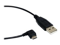 StarTech.com Cable Micro USB 2.0 a angle droit 91 cm - Câble USB - USB (M) pour Micro-USB de type B (M) - 90 cm - connecteur à 90° - noir - pour P/N: HB30C4AFS, ST1030USBM, ST43004UA, ST4300MINI, USB2PCARBKS, USBLT2PCARW, USBUB2PCARB UUSBHAUB3RA