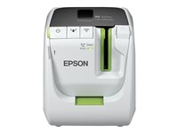 Epson LabelWorks LW-1000P - Imprimante d'étiquettes - transfert thermique - Rouleau (3,6 cm) - 360 dpi - jusqu'à 35 mm/sec - USB 2.0, LAN, Wi-Fi(n) - outil de coupe - vert, gris pâle C51CD06200