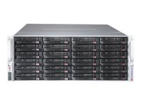 Supermicro SC847 BE2C-R1K28LPB - Rack-montable - 4U - Extended ATX améliorée - SATA/SAS - hot-swap 1280 Watt - noir CSE-847BE2C-R1K28LPB