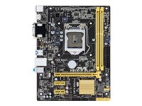 ASUS H81M-P PLUS - Carte-mère - micro ATX - Socket LGA1150 - H81 - USB 3.0 - Gigabit LAN - carte graphique embarquée (unité centrale requise) - audio HD (8 canaux) H81M-P PLUS