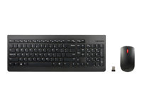 Lenovo Essential Wireless Combo - Ensemble clavier et souris - sans fil - 2.4 GHz - Belge 4X30M39461