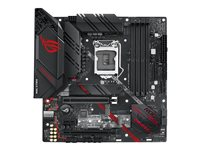 ASUS ROG STRIX B460-G GAMING - Carte-mère - micro ATX - Socket LGA1200 - B460 - USB 3.2 Gen 1, USB 3.2 Gen 2x2 - Gigabit LAN - carte graphique embarquée (unité centrale requise) - audio HD (8 canaux) 90MB1460-M0EAY0