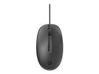 HP 128 - Souris - laser - filaire - noir - pour HP 34; Elite Mobile Thin Client mt645 G7; Laptop 15; Pro Mobile Thin Client mt440 G3 265D9AA