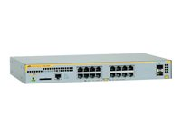 Allied Telesis AT x230-18GP - Commutateur - C2+ - Géré - 16 x 10/100/1000 (PoE+) + 2 x SFP - de bureau, Montable sur rack, fixation murale - PoE+ (240 W) AT-X230-18GP-50