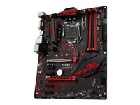 MSI H370 GAMING PLUS - Carte-mère - ATX - Socket LGA1151 - H370 - USB 3.1 Gen 1, USB-C Gen2, USB 3.1 Gen 2 - Gigabit LAN - carte graphique embarquée (unité centrale requise) - audio HD (8 canaux) H370 GAMING PLUS