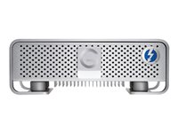 G-Technology G-DRIVE GDRETHEB40001BDB - Disque dur - 4 To - externe (de bureau) - USB 3.0 / Thunderbolt - 7200 tours/min - argent 0G03051