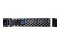 NetApp All Flash FAS AFF A250 - Serveur NAS - 24 Baies - 60.8 To - rack-montable - SSD 7.6 To x 8 - 100 Gigabit Ethernet / 32Gb Fibre Channel - iSCSI support - 2U - intégré en usine AFF-A250-104-C