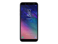 Samsung Galaxy A6 - 4G smartphone - double SIM - RAM 3 Go / Mémoire interne 32 Go - microSD slot - écran OEL - 5.6" - 1480 x 720 pixels - rear camera 16 MP - front camera 16 MP - mauve SM-A600FZVNXEF