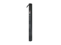 PDU en rack avec compteur APC Zero U - Unité de distribution secteur (rack-montable) - CA 400 V - 22 kW - triphasé - Ethernet 10/100, RS-232 - entrée : IEC 60309 32A - connecteurs de sortie : 6 (IEC 60320 C19) - 0U - noir - pour P/N: AR3100, AR3150 AP7855A