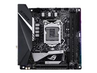 ASUS ROG STRIX B360-I GAMING - Carte-mère - mini ITX - Socket LGA1151 - B360 Chipset - USB 3.1 Gen 1, USB 3.1 Gen 2, USB-C Gen1 - Bluetooth, Gigabit LAN, Wi-Fi - carte graphique embarquée (unité centrale requise) - audio HD (8 canaux) 90MB0WH0-M0EAY0