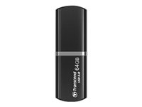 Transcend JetFlash Luxury Series 320 - Clé USB - 64 Go - USB 2.0 - noir onyx TS64GJF320K