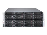 Supermicro SC847 E1C-R1K28LPB - Montable sur rack - 4U - Extended ATX améliorée - SATA/SAS - hot-swap 1280 Watt - noir CSE-847BE1C-R1K28LPB